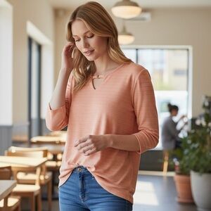 LIZ CLAIBORNE 3/4 Sleeves Shirt